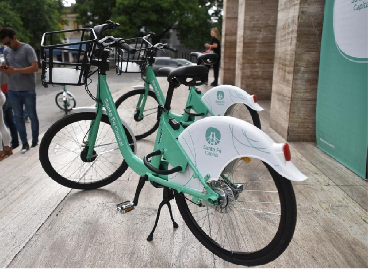 El sistema de bicicletas públicas de la Municipalidad comenzó a funcionar hace un mes.