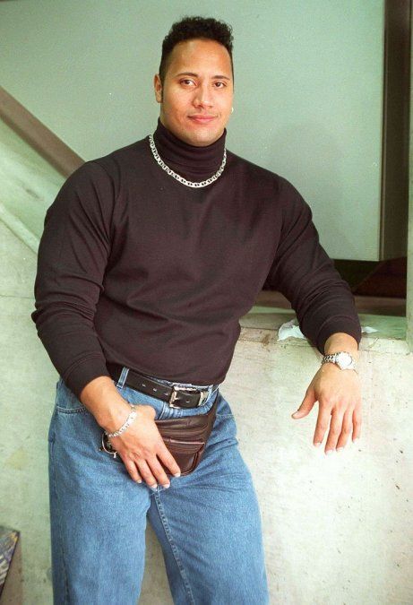 The Rock antes de sus intervenciones.
