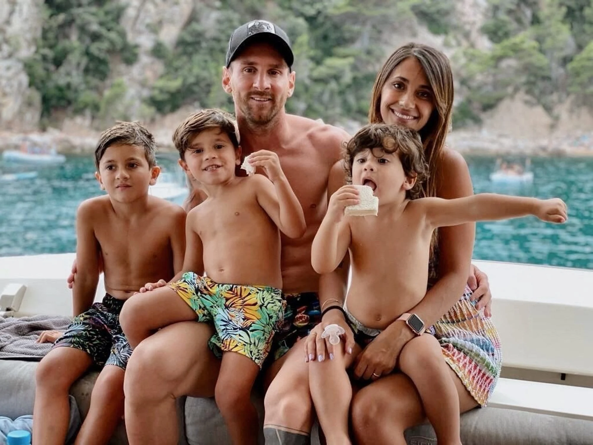 Lionel Messi y su familia estarán de vacaciones antes que Leo se sume al Inter de Miami.