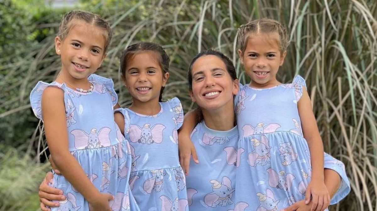 Cinthia Fernández se esmera por darles todo lo mejor a sus tres hijas.