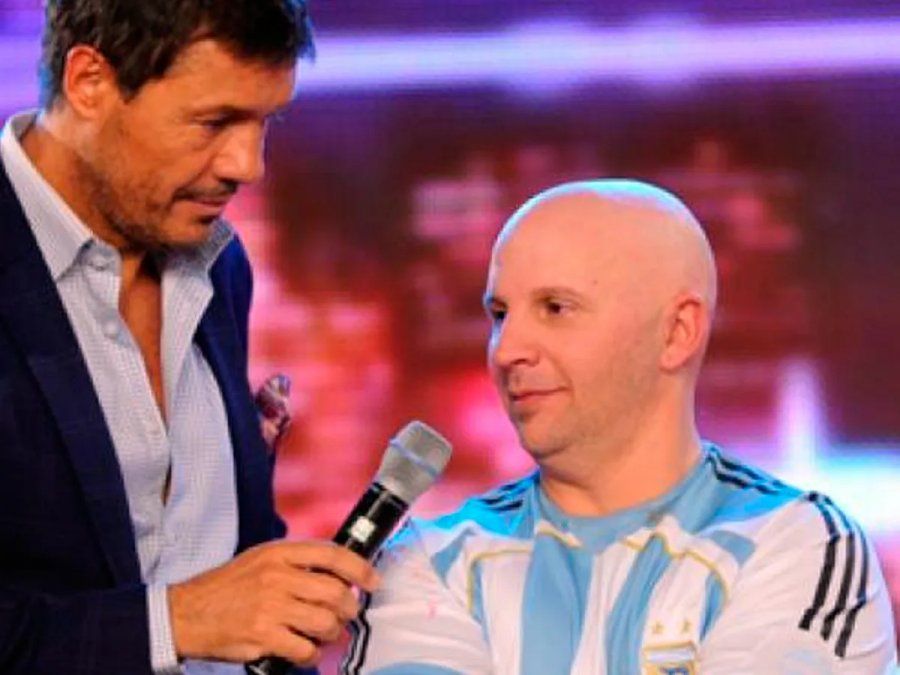Marcelo Tinelli y Manuel Navarrete.