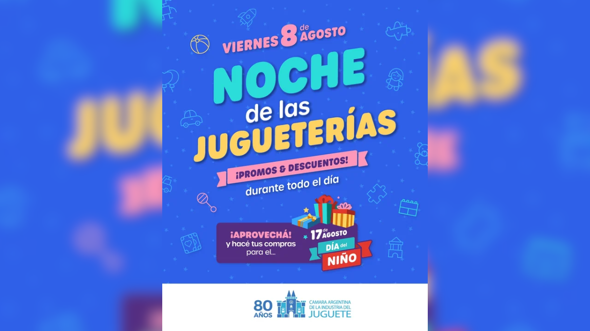 La Noche de las Jugueterías 2025: descuentos y cuotas sin interés La Noche de las Jugueterías 2025: descuentos y cuotas sin interés
