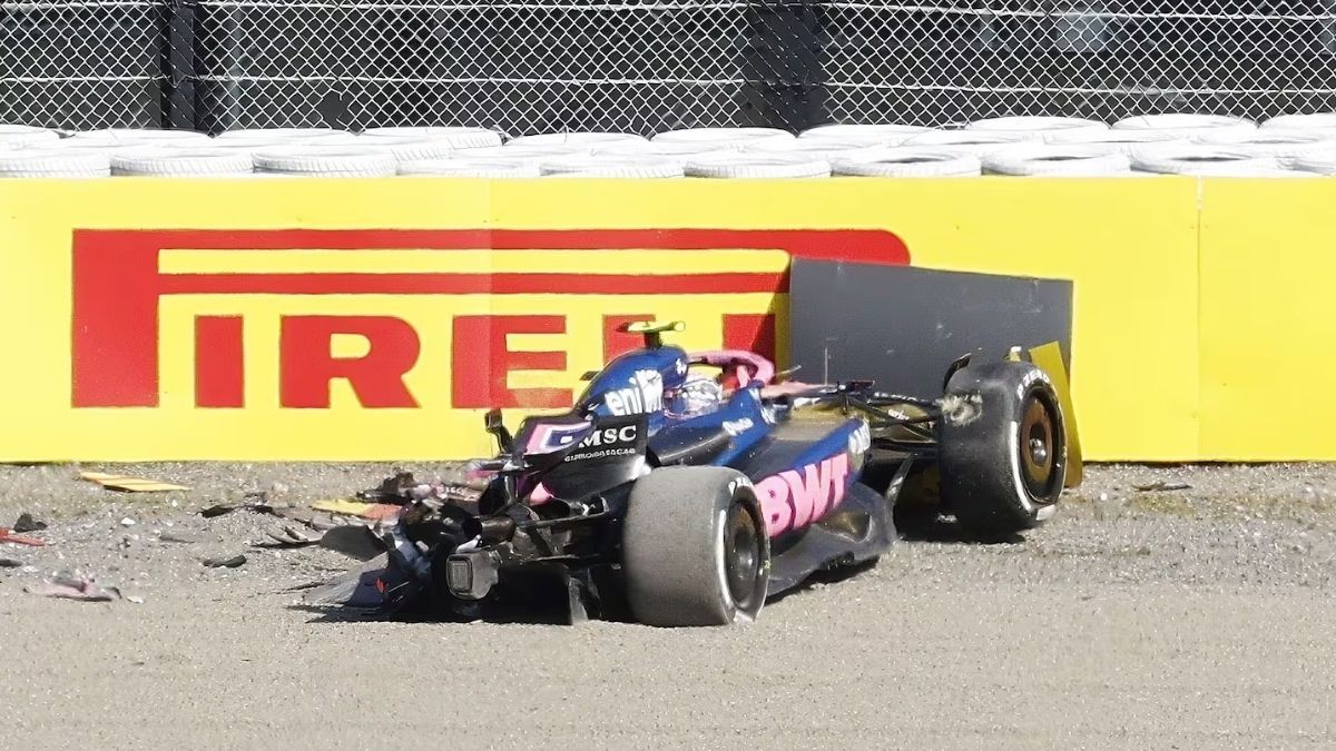 Sufre Alpine: Jack Doohan destrozó su auto en las prácticas libres de la Fórmula 1 de Japón