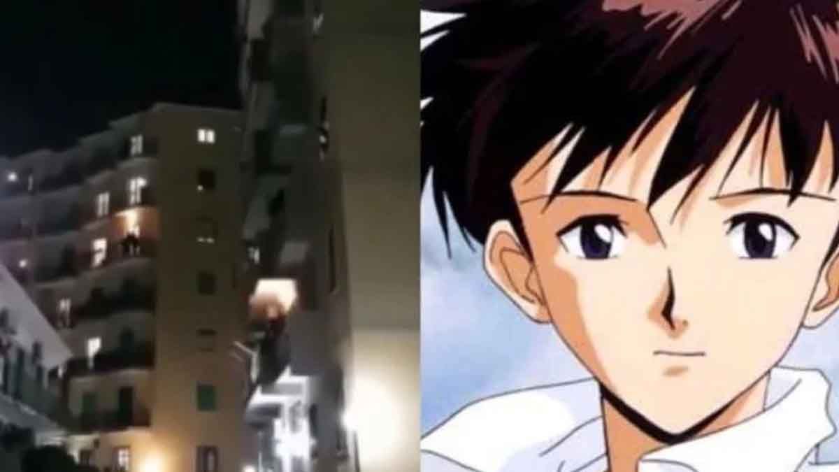 Italianos pasan cuarentena del coronavirus al ritmo del opening de Evangelion
