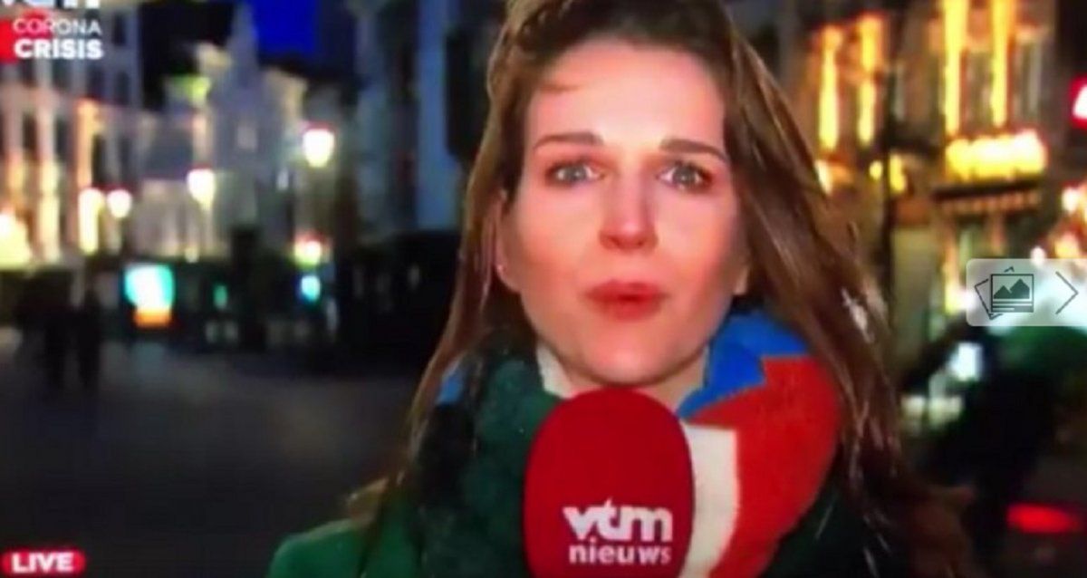 Acosan en vivo a una periodista mientras informaba sobre el coronavirus