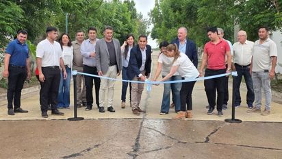 El senador Felipe Michlig encabezó una jornada de inauguraciones y anuncios en Moisés Ville