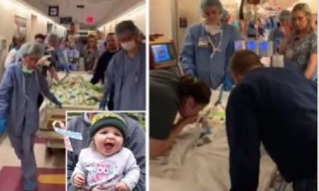 La dura despedida a una bebé de 22 meses antes de entrar a quirófano para donar sus órganos