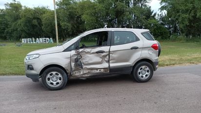 Un motociclista resultó herido tras un accidente con un auto en plena Ruta Nacional 11