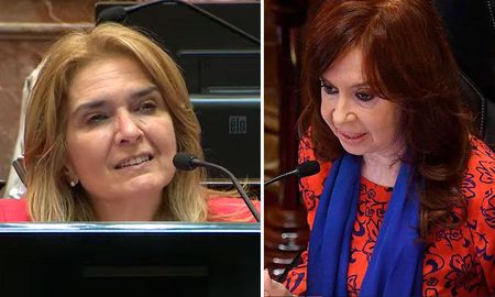 Cristina Kirchner le respondió senador a Silvia Elías de Pérez, que la llamó presidente. Cristina Kirchner le respondió senador a Silvia Elías de Pérez, que la llamó presidente.