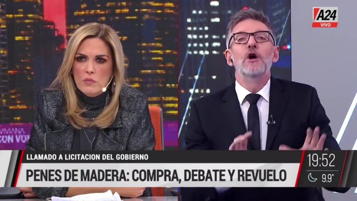 Terrible y escandaloso cruce entre Viviana Canosa y Luis Novaresio.