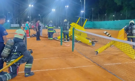 El piloto del helicóptero que cayó en Palermo fue imputado y continúan las pericias El piloto del helicóptero que cayó en Palermo fue imputado y continúan las pericias