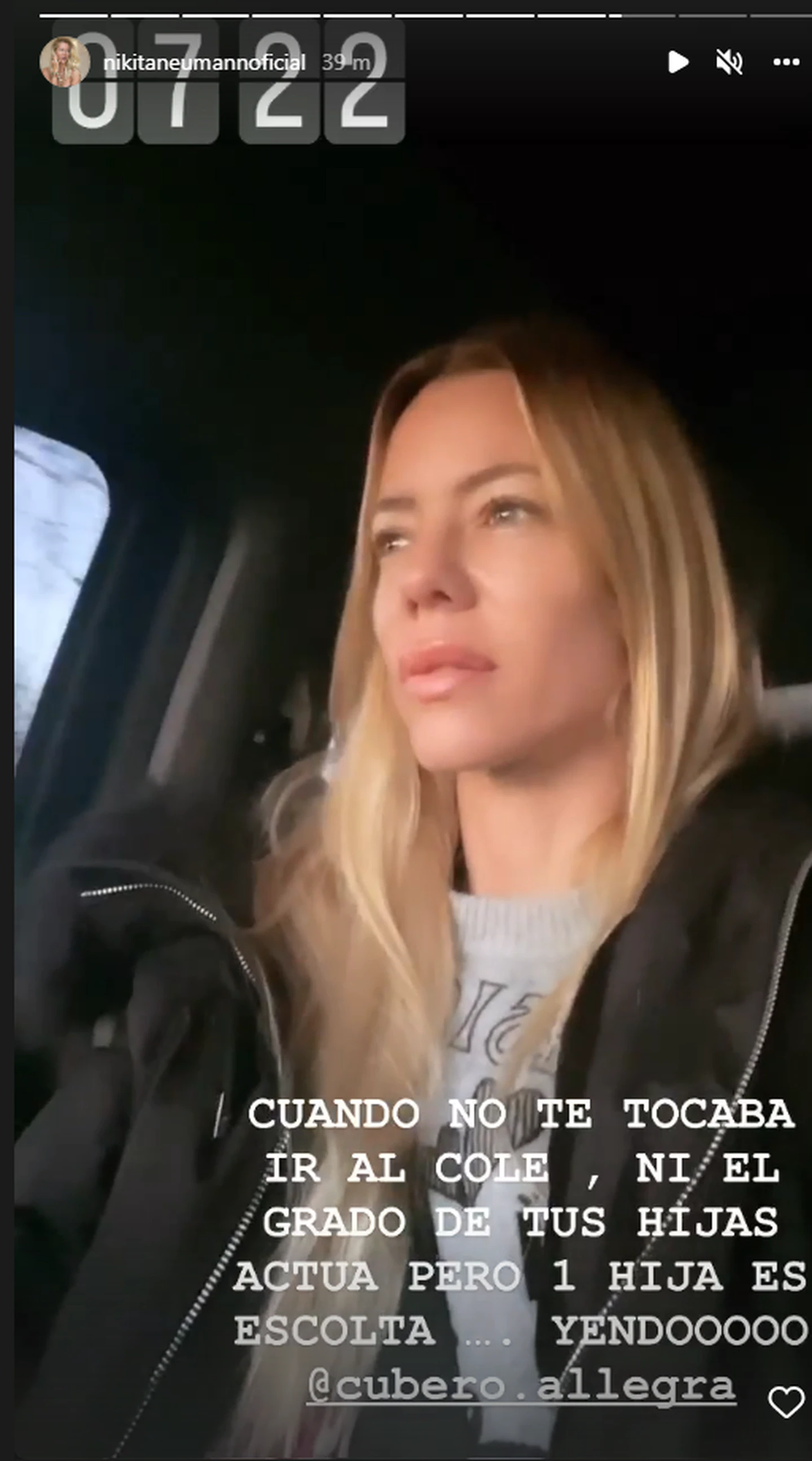 Nicole Neumann le contestó a Fabián Cubero.