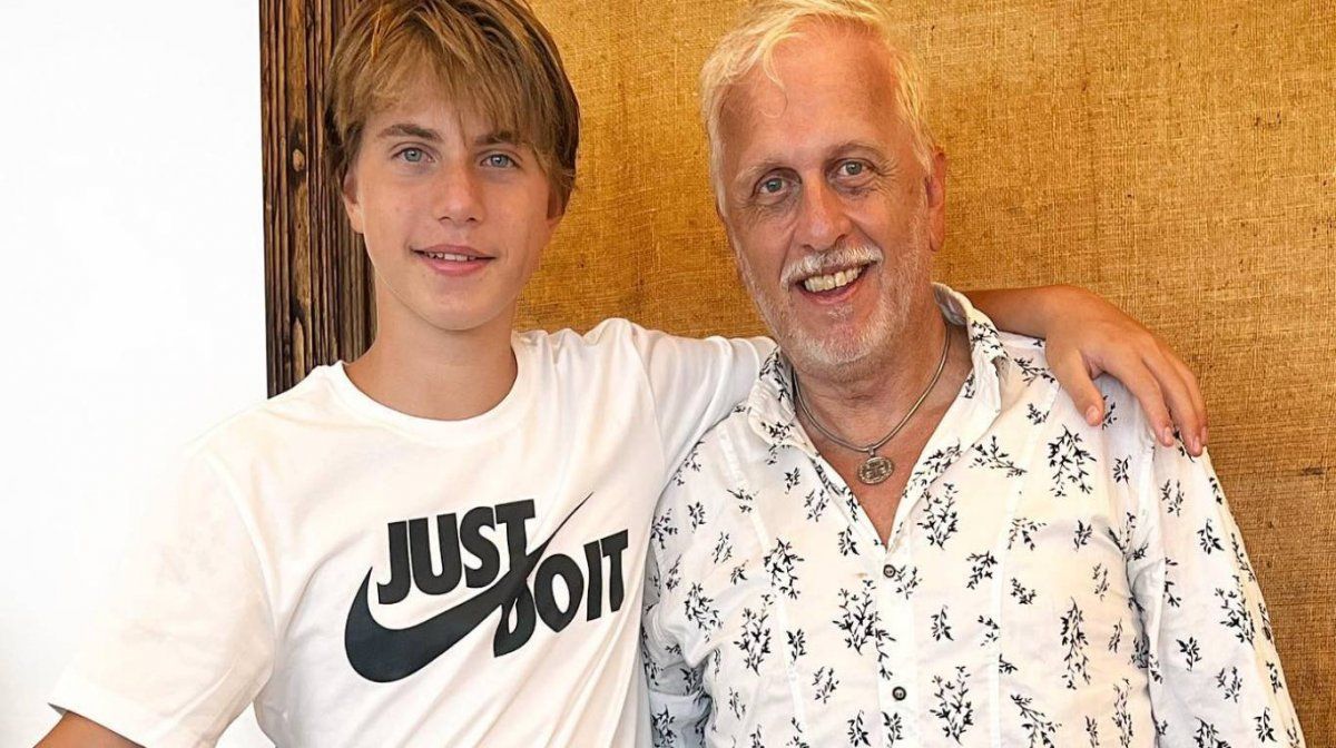 Andrés Nara se reencontró con Wanda y sus nietos.