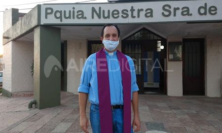 el padre camussi dio su primera misa tras recuperarse del violento choque el padre camussi dio su primera misa tras recuperarse del violento choque