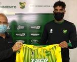 Emanuel Brítez fue presentado este lunes como nuevo jugador de Defensa y Justicia.
