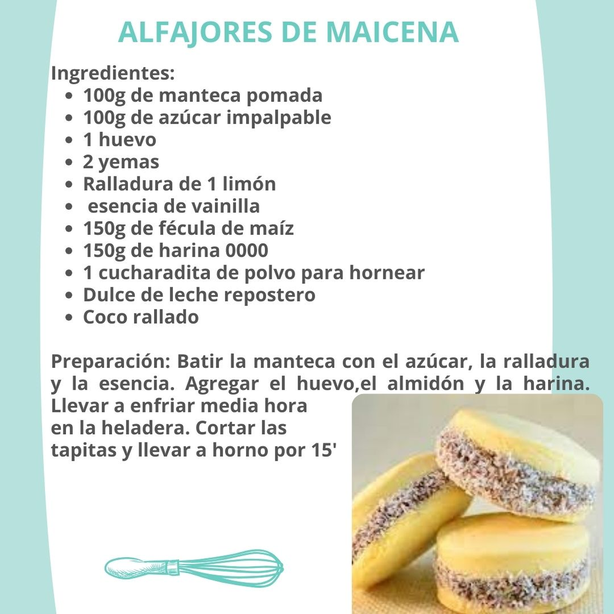 Los alfajores de maicena son ideales para hacer en casa y disfrutar en la merienda o como postre. Los alfajores de maicena son ideales para hacer en casa y disfrutar en la merienda o como postre.