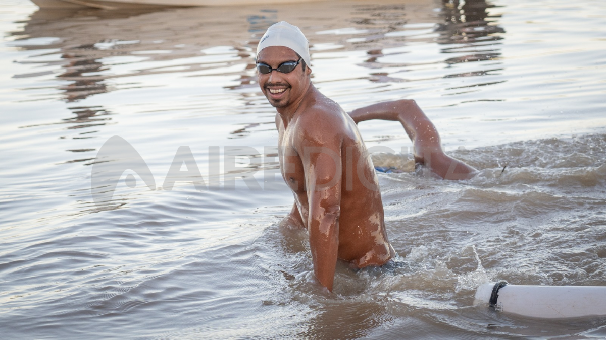 Mart&iacute;n Carrizo en la Marat&oacute;n Santa Fe-Coronda.