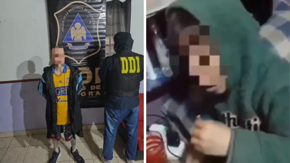 El hombre de 44 años quedó detenido.