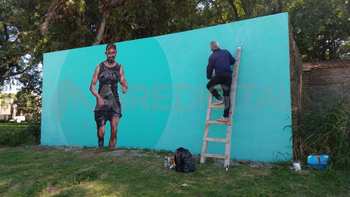 El mural será inaugurado el sábado 27 de marzo.&nbsp;