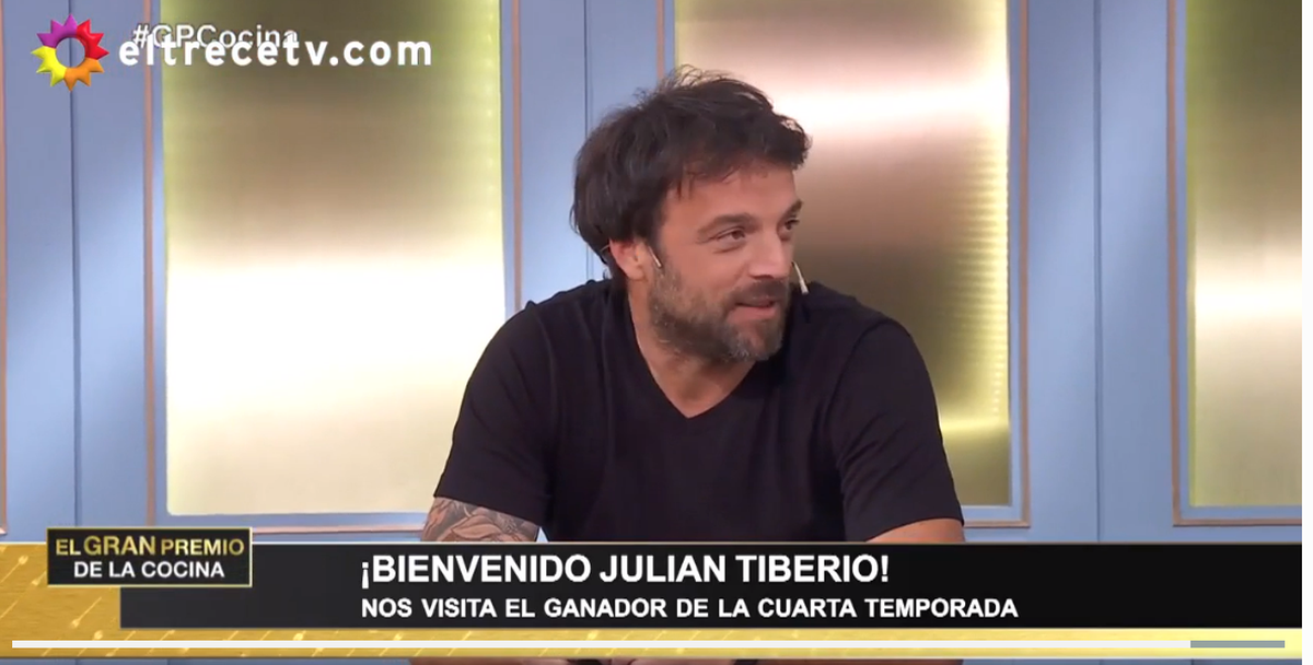  Julián Tiberio fue el amante de Carina Zampini. 