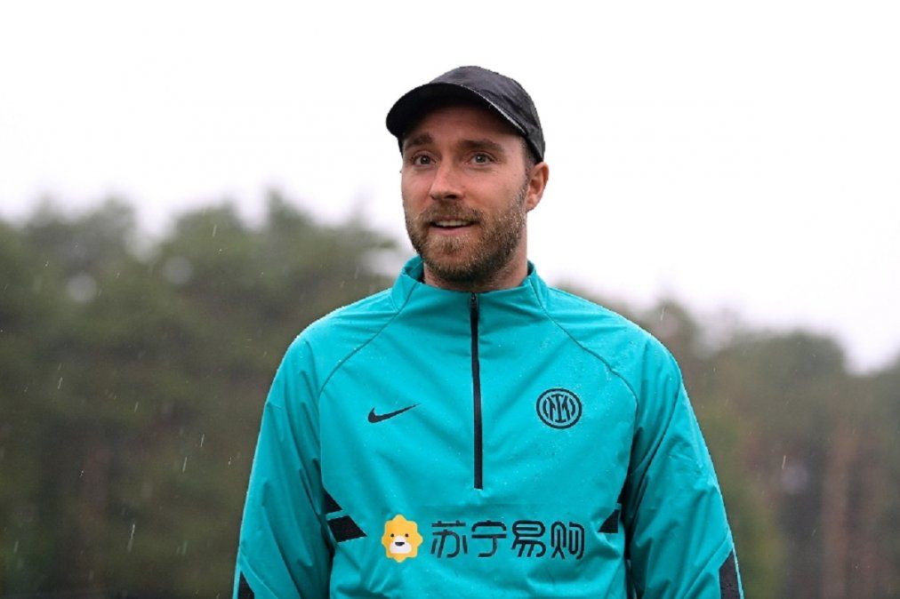 Christian Eriksen visitó el plantel del Inter de Italia ...