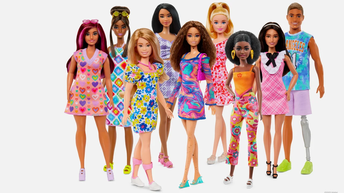 Barbie, la nueva muñeca inclusiva de Mattel.