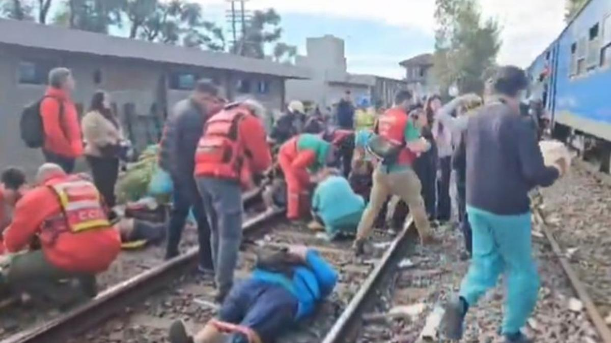 El duro relato de una testigo del choque trenes en Palermo. El duro relato de una testigo del choque trenes en Palermo.