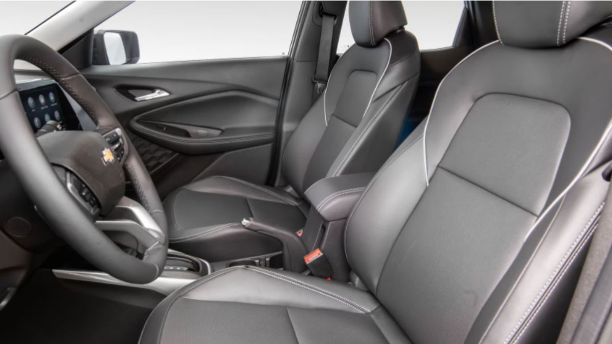 Los asientos de la Chevrolet Montana.