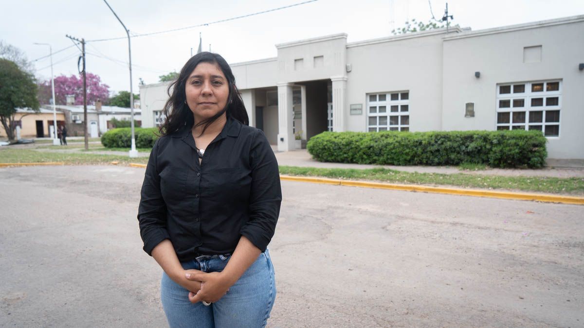 Mariana Cardozo es la presidenta comunal de Logroño, en el norte de la provincia de Santa Fe.