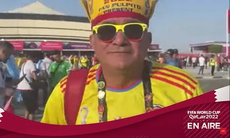 Pulpito, el hincha colombiano que estuvo en Santa Fe y ahora palpita la Copa del Mundo en Qatar Pulpito, el hincha colombiano que estuvo en Santa Fe y ahora palpita la Copa del Mundo en Qatar