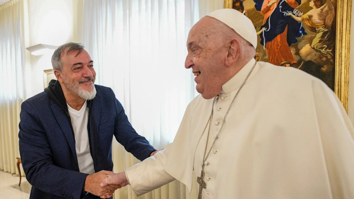 El Santo Padre se reunió con Rodolfo Aguiar en El Vaticano.