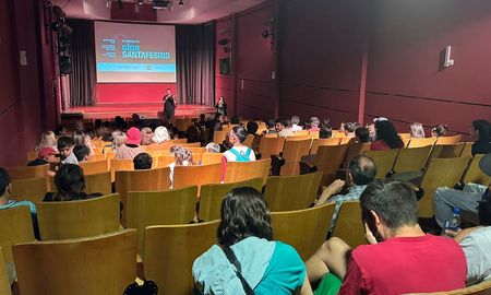 Este lunes las salas en el Foro Cultural estuvieron llenas: Estamos muy contentos, dijo Agustín Falco, director y organizador del evento. Este lunes las salas en el Foro Cultural estuvieron llenas: Estamos muy contentos, dijo Agustín Falco, director y organizador del evento.