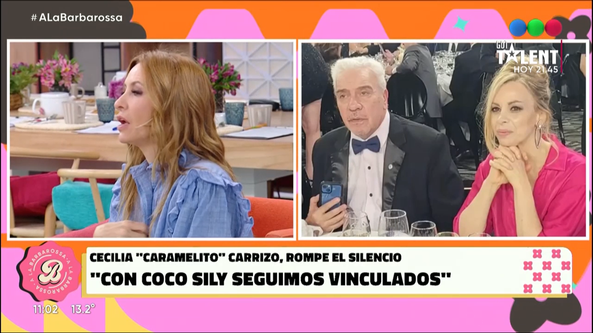 Caramelito Carrizo se cruzó con Analía Franchín por Coco Sily. Caramelito Carrizo se cruzó con Analía Franchín por Coco Sily.
