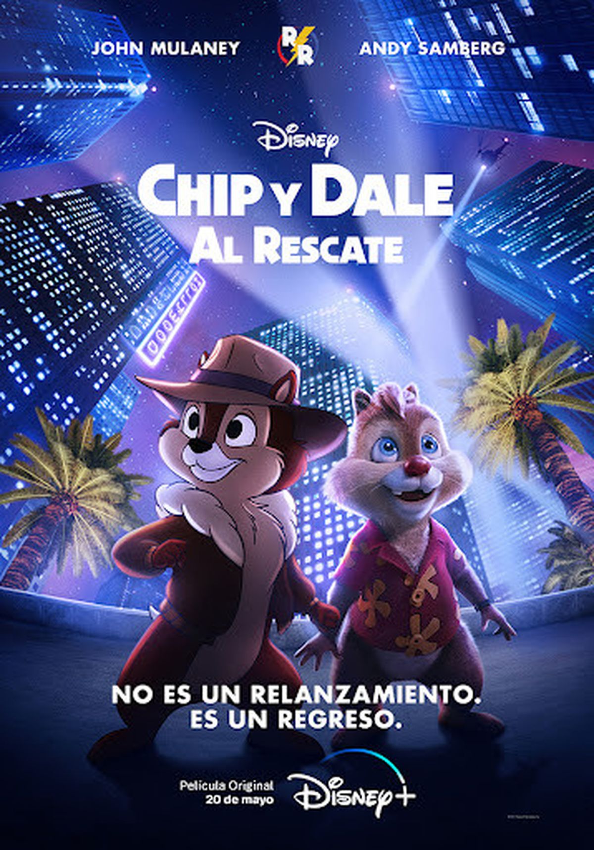 "Chip y Dale al rescate" estrena el 20 de mayo de 2022 exclusivamente en Disney+.