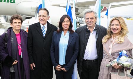 El presidente llegó a Israel este miércoles. El presidente llegó a Israel este miércoles.