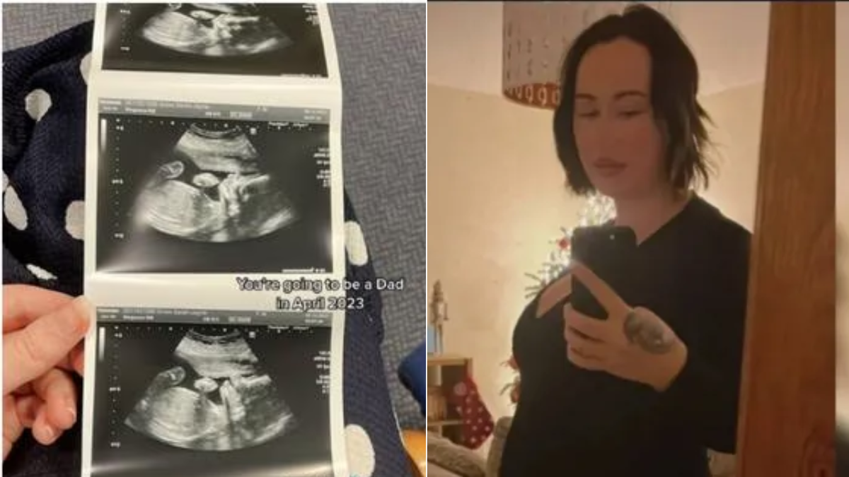 Está embarazada de 8 meses