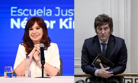 Cristina apuntó contra el libertario, sin nombrarlo y él le respondió en Twitter. Cristina apuntó contra el libertario, sin nombrarlo y él le respondió en Twitter.
