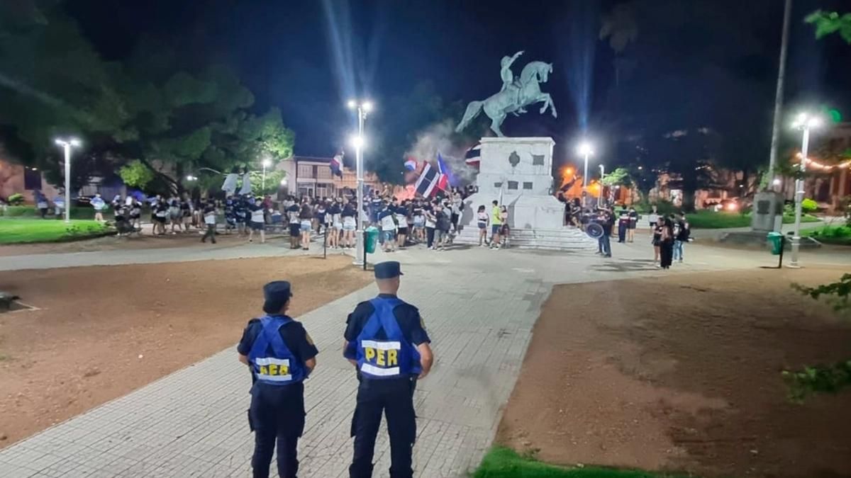 El UPD de Victoria que terminó de en el hospital.