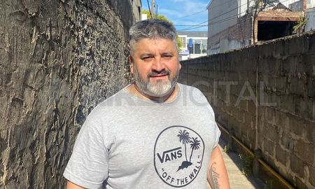 Claudio, el motociclista apedreado en el acceso sur a la ciudad de Santa Fe. Claudio, el motociclista apedreado en el acceso sur a la ciudad de Santa Fe.