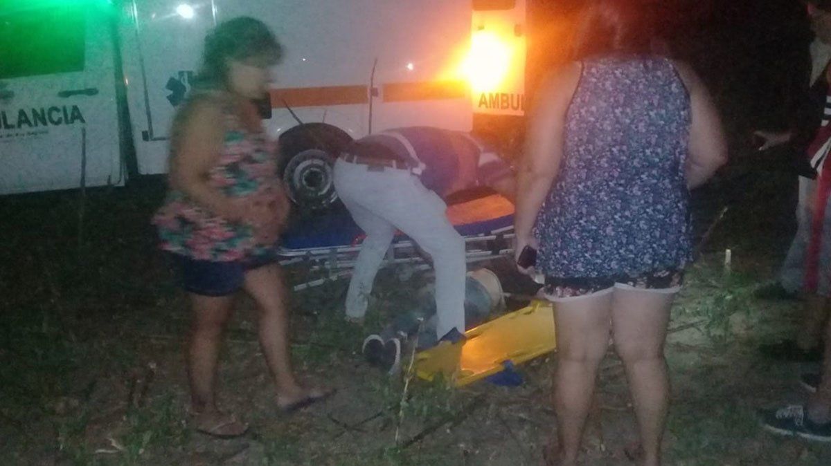 Fatal accidente en La Sarita. Foto:&nbsp;Noticias de Reconquista y el norte santafesino. Leonardo Rol&oacute;n.&nbsp;