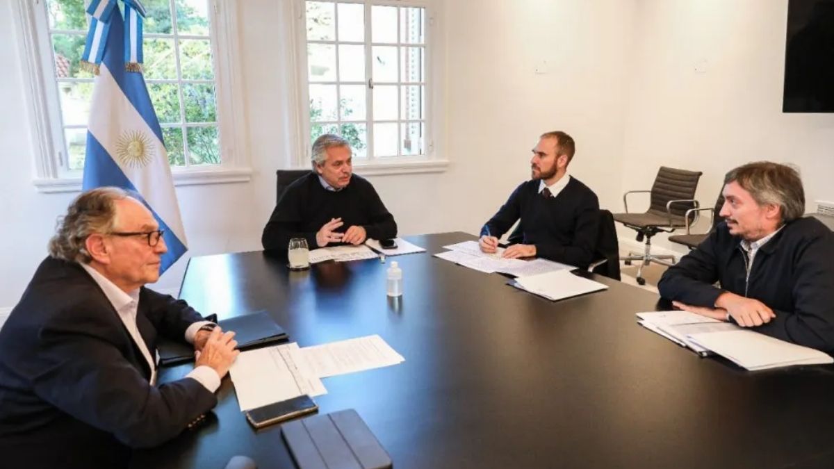 Carlos Heller y Máximo Kirchner