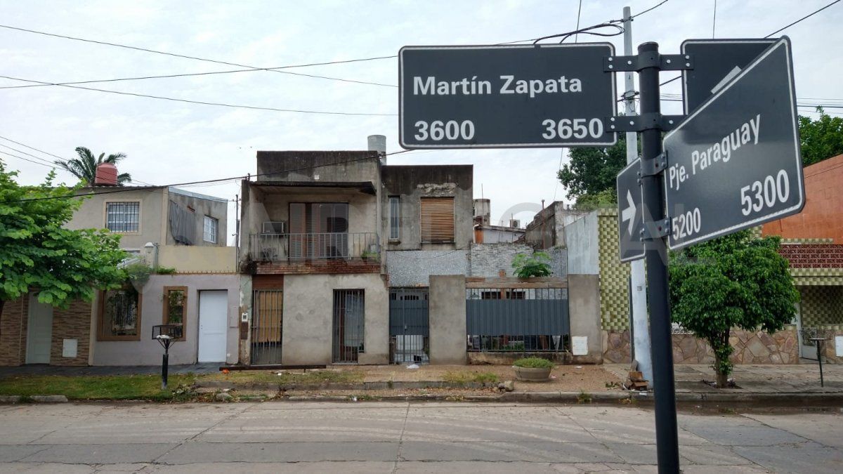 En el interior de una vivienda ubicada en Martín Zapata y Pasaje Paraguay se produjo el robo.