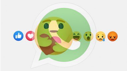 Llegaron las reacciones de Facebook a WhatsApp