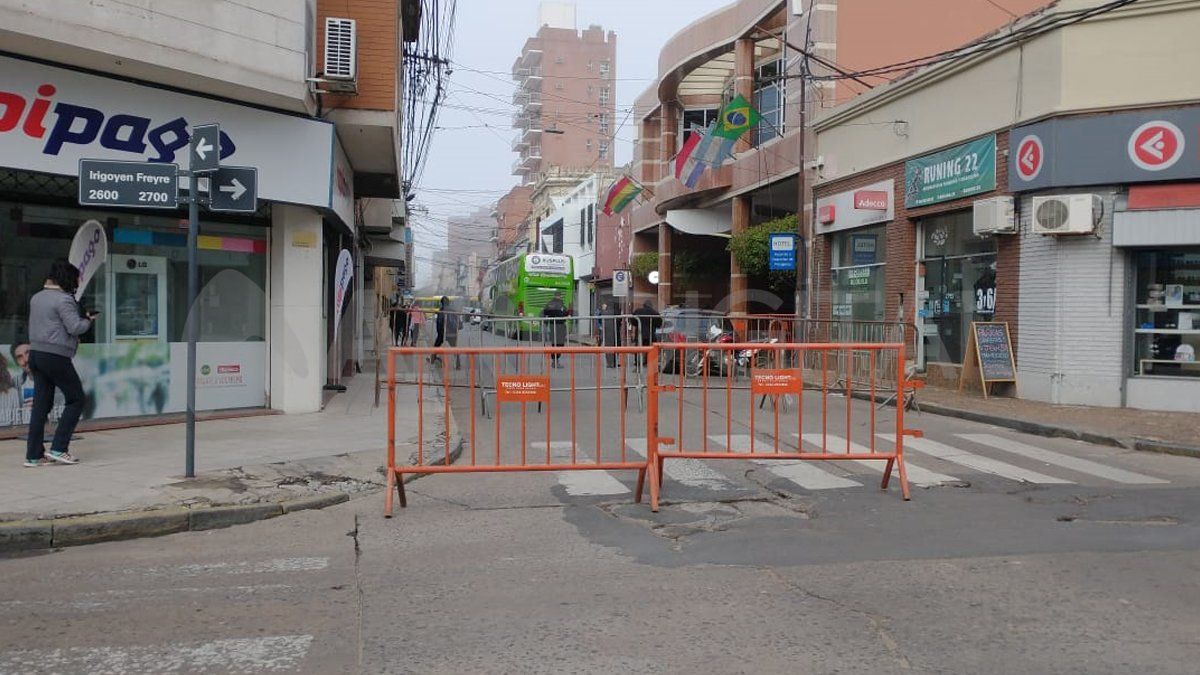 Las vallas que interrumpían el tránsito sobre San Jerónimo fueron corridas.&nbsp;