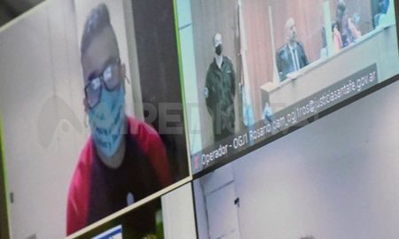 Guille Cantero presenció la sentencia desde el penal donde se encuentra alojado. Guille Cantero presenció la sentencia desde el penal donde se encuentra alojado.