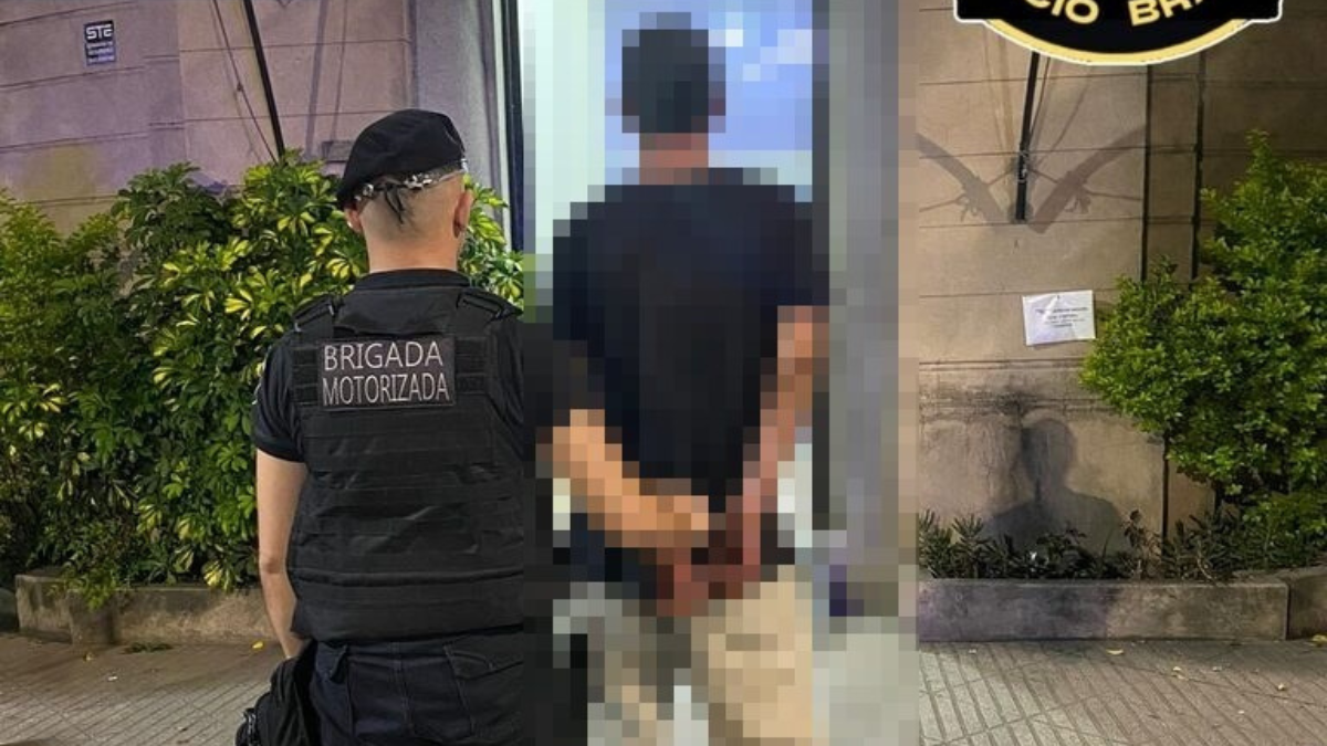 Un trapito detenido a una cuadra de Bulevar Pellegrini.