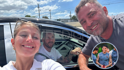 Viral Colón: viajó a Estados Unidos y estuvo con Lionel Messi y Facundo Farías en Inter Miami