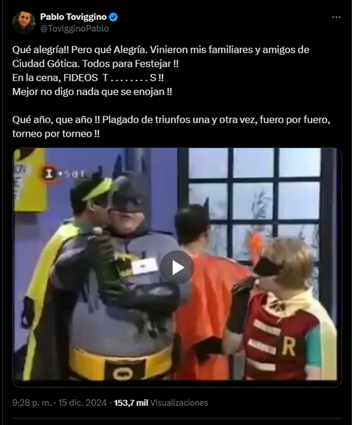 Pablo Toviggino, tesorero de la AFA, aprovechó la situación y lanzó un irónico tuit por la derrota de Talleres. Pablo Toviggino, tesorero de la AFA, aprovechó la situación y lanzó un irónico tuit por la derrota de Talleres.