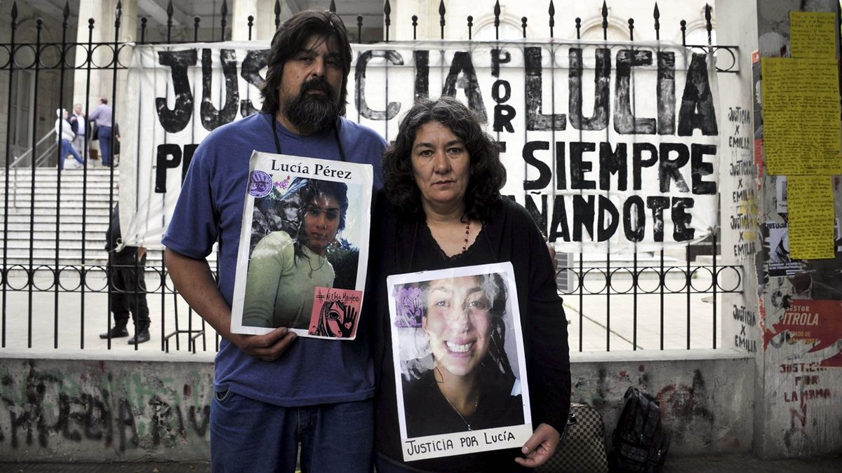 Los padres de Lucía Pérez siguen luchando por su hija.