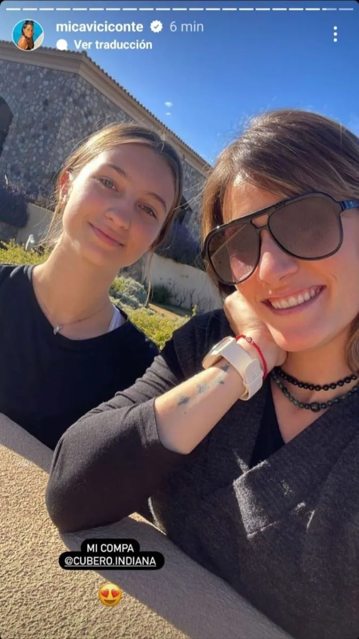 Mica Viciconte, actual pareja de Fabián Cubero y junto a Indiana. Mica Viciconte, actual pareja de Fabián Cubero y junto a Indiana.